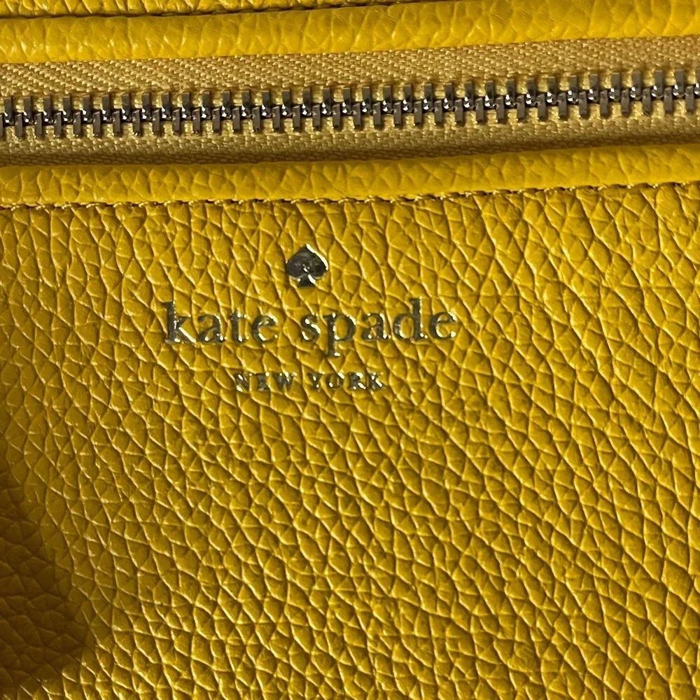 Kate Spade Mustard Yellow Long Wallet with Tassel